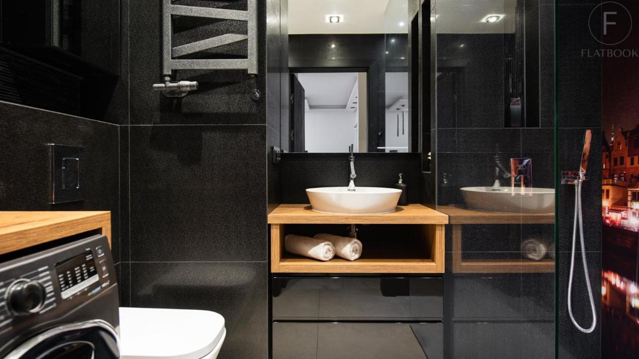 Flatbook Apartments Waterlane Island Spa With Riverview Gdańsk Extérieur photo